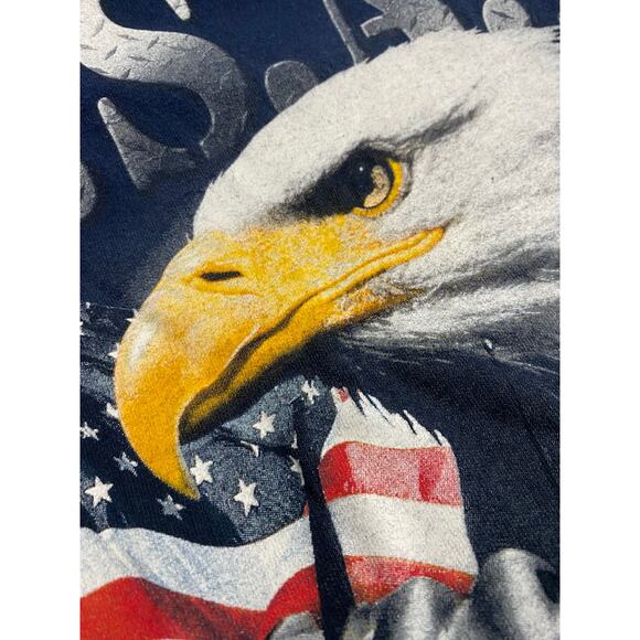 Vintage F-15E Strike Eagle  Short Sleeve T Shirt XL USA Bald Eagle - Picture 9 of 9